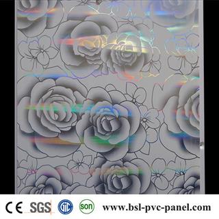 30cm Rose pattern pvc ceiling panel