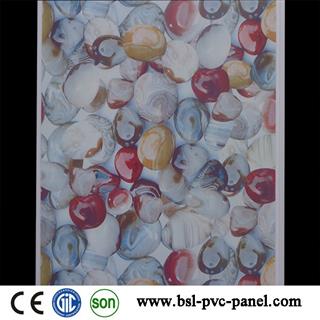 25cm 8.5mm pebbles design pvc ceiling panel